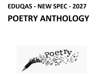 Eduqas poetry anthology 2027 workbook