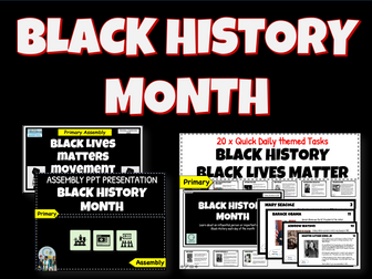 Black History Month - Primary Students