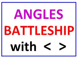 Angles Battleship with Greater Than Less Than