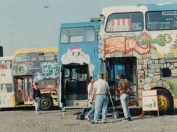 Bus Transport - bright and coulourful