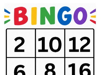 Numbers 0-30