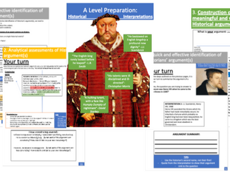 A Level Historical Interpretations Skills Booklet