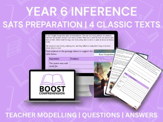 Year 6 SATs Inference Lesson Pack – Classic Texts (4 Lessons)