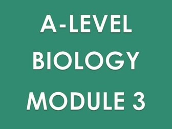 OCR A level biology Module 3 revision notes pdf