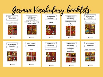 German New GCSE Vocab Workbooks