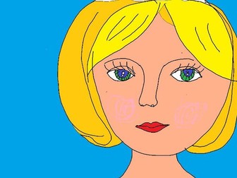 A beautiful portret of a little girl