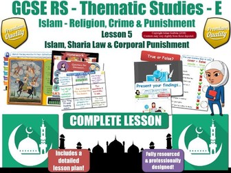 Corporal Punishment - Islamic Teachings & Muslim Views (GCSE RS - Islam - Crime & Punishment) L5/7