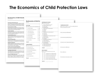 The Economics of Child Protection Laws