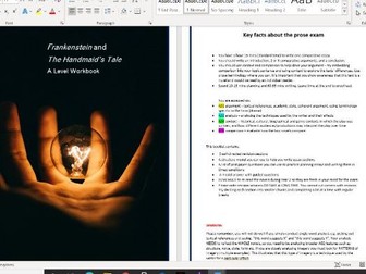 Frankenstein and The Handmaid's Tale A Level Workbook