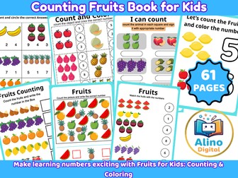 Counting Fruits Book for Kids