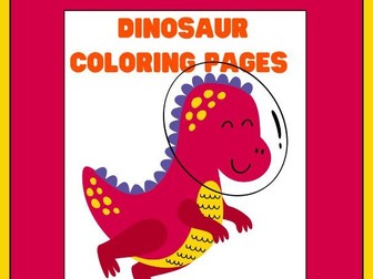 Dinosaur Coloring Book – Fun & Educational for Kids!