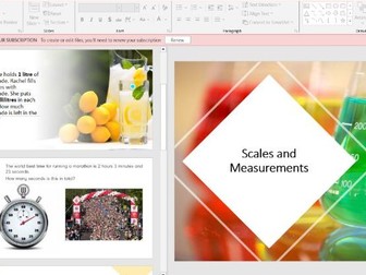 Mixed Scale and Measure Questions