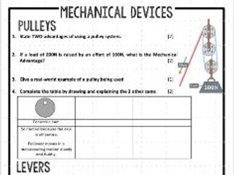 DT - GCSE - Cardboard vehicle Project Booklet