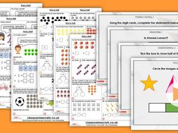 Year 2 Find a Half Spring Block 4 Step 3 Maths Lesson Pack