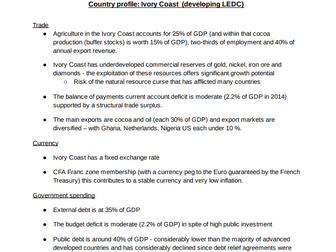 A-Level Economics Paper 3: Industry and Country Knowledge (for A*)