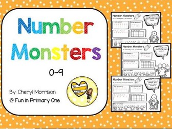 Number Monsters Complete Set