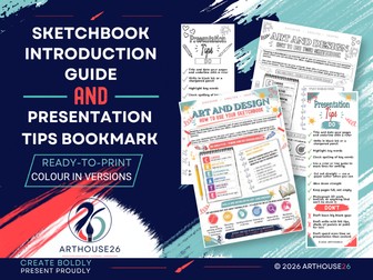 How to Use Your Sketchbook + Bonus Bookmark