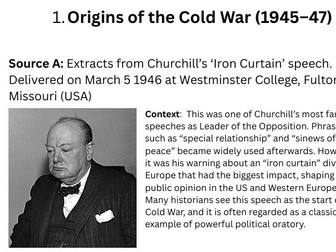 Cold War Source booklet