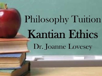 Kantian Ethics A Level PowerPoint: theory and criticisms.