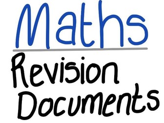 Complete  GCSE MATHS Revision: Keywords and skills 50 DOCX files