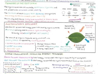 EDEXCEL A LEVEL BIOLOGY UNIT 5 STUDENT NOTES (Salters-Nuffield)