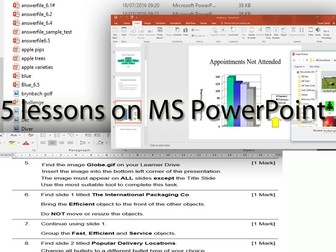 5 easy to use lessons to teach everything about presentations And MS PowerPoint