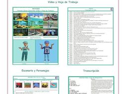 Friendship Spanish Video and Worksheet