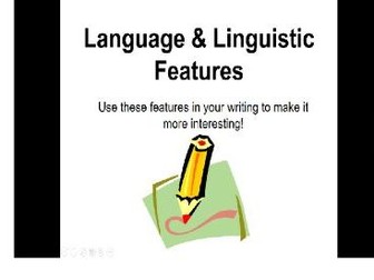 Language and Linguistic Features For Engaging Writing