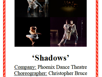 AQA GCSE Dance - Shadows Workbook