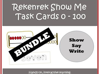 Rekenrek Show, Say, Write Numerals 0 to 100