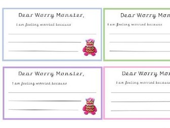 Worry Monster Notes