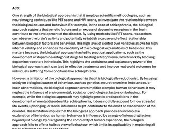 A level psychology Paper 2 Approaches in Psychology A* essay plans