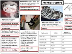 aqa gcse 9 1 physics paper 1 revision worksheets with answers