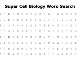 Cell Biology Word Search