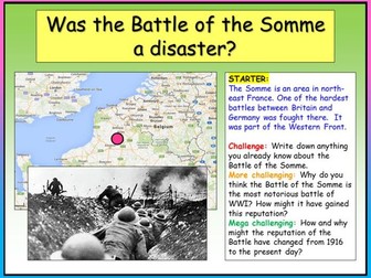 The Battle of the Somme