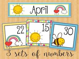 April Calendar Cards