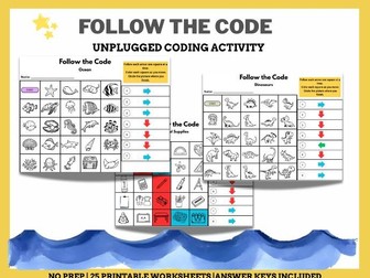 Follow the Code – Unplugged Coding Activities