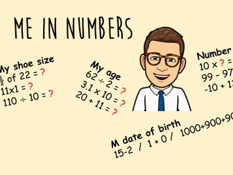 Me In Numbers - 4 Operations