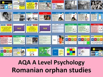 Romanian orphan studies - AQA A Level Psychology (Attachment)