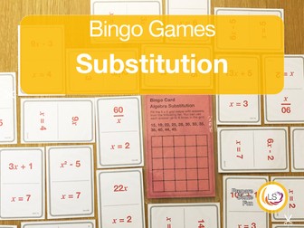 Algebra Substitution | Bingo Game