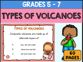 Types Of Volcanoes Task Cards Earth Science Fun Activities