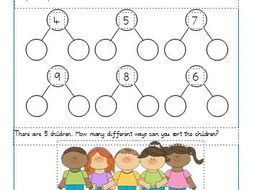 Part Whole Models Worksheets Year 1 Teaching Resources Part Whole Models Worksheets Year 1