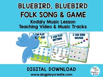 “Bluebird, Bluebird” Folk Song & Game: Kodaly Music Lesson