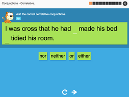 Correlatives - Interactive Activity - KS3 Spag