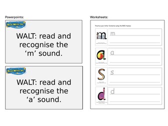 RWI Set 1 Powerpoints and Formation Worksheets