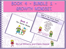 Book 4 - Bundle 1 - Growth Mindset – The Secret Recipe & Comprehension Question Pack by The World Of Whyse.