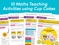 10 Maths Activities with Cup Cakes | Teaching Resources