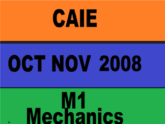 Guided Solution 9709 Mechanics 4 October 2008