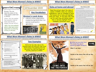 Women's Roles in WWII
