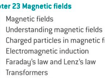 OCR A level Physics: Magnetic Fields